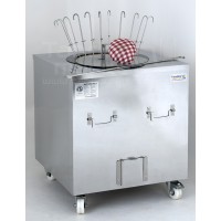 XXL Charcoal Tandoor TMSQ-8000  NSF/ANSI-4 Certified 32 inch Width, 36 inch Height, 16 inch Mouth